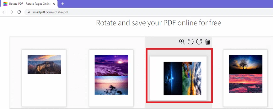 Rotation d'un PDF