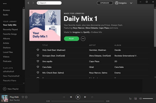 spotify daily mix