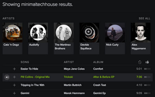 spotify advanced search