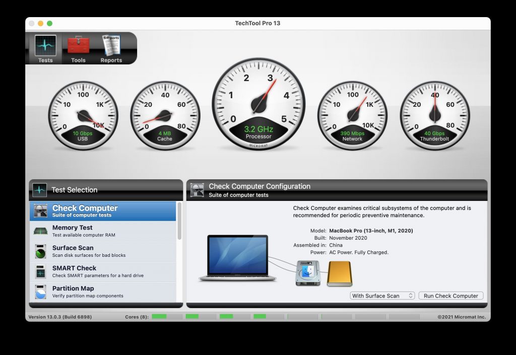 techtool pro 13 dashboard