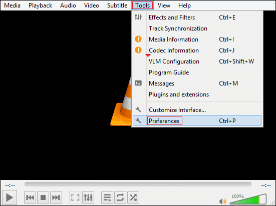 Ouvrir VLC Media Player