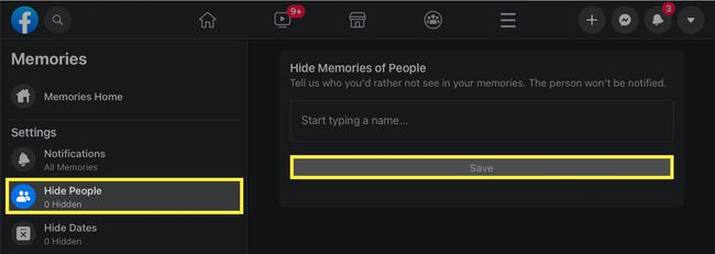 How to hide people from Facebook Memories.