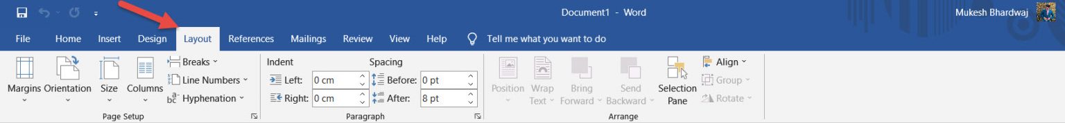 comment faire une page en paysage sur word