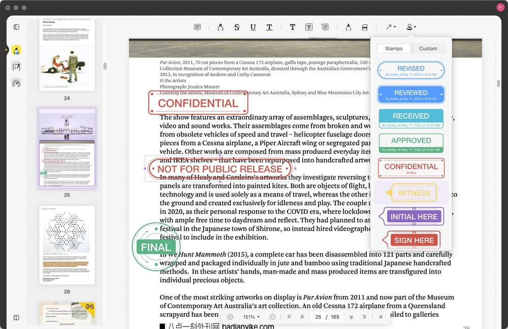 annotate pdf mac