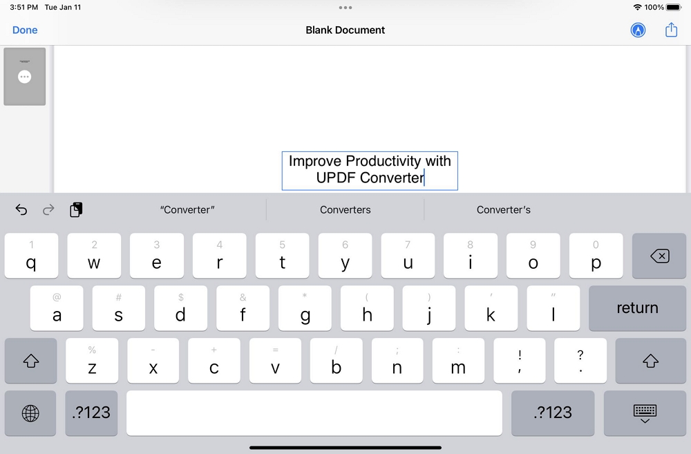 how to make pdf on ipad