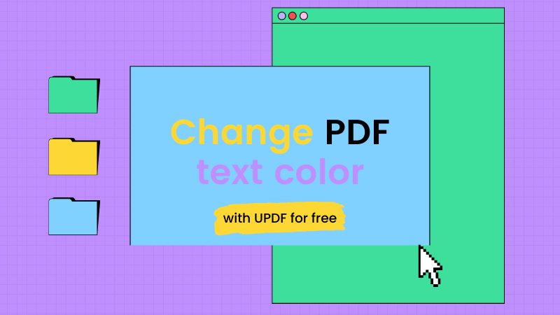 change pdf text color