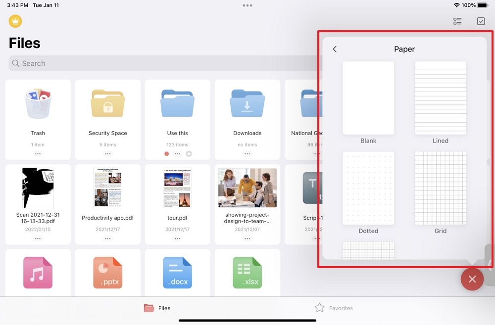 how to create a pdf on ipad