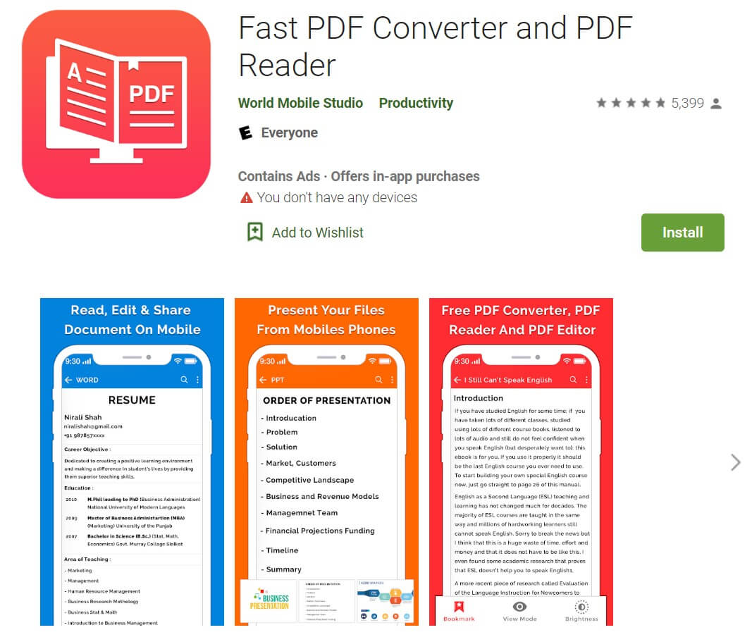 pdf converter app download for android