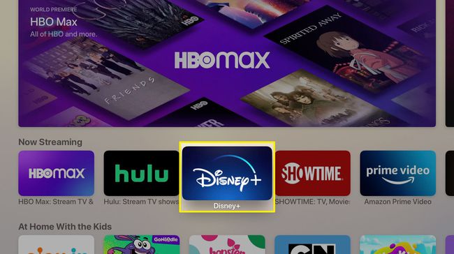 Screenshot of Apple TV app store