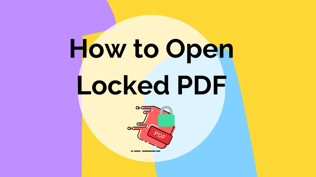 open password protected pdf