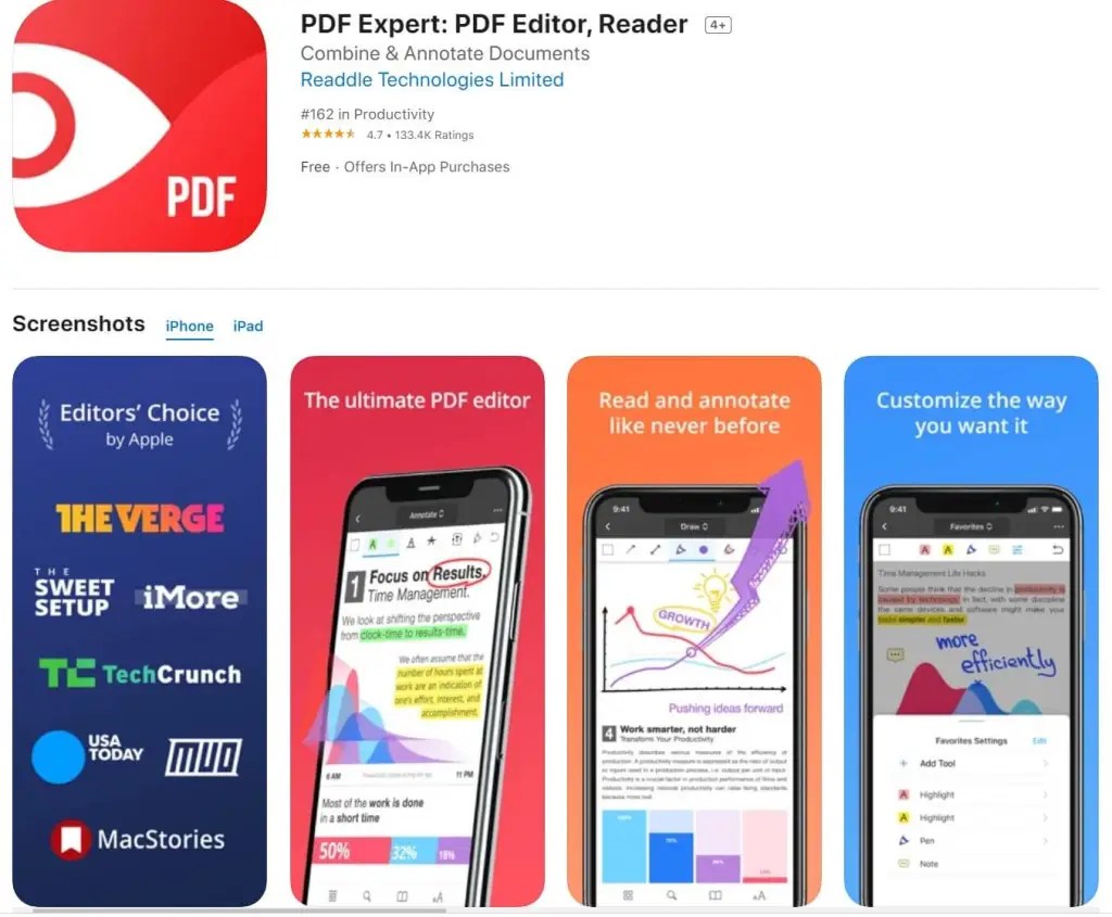 highlight pdf on ipad