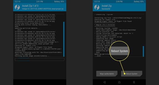 TWRP flashing a custom ROM