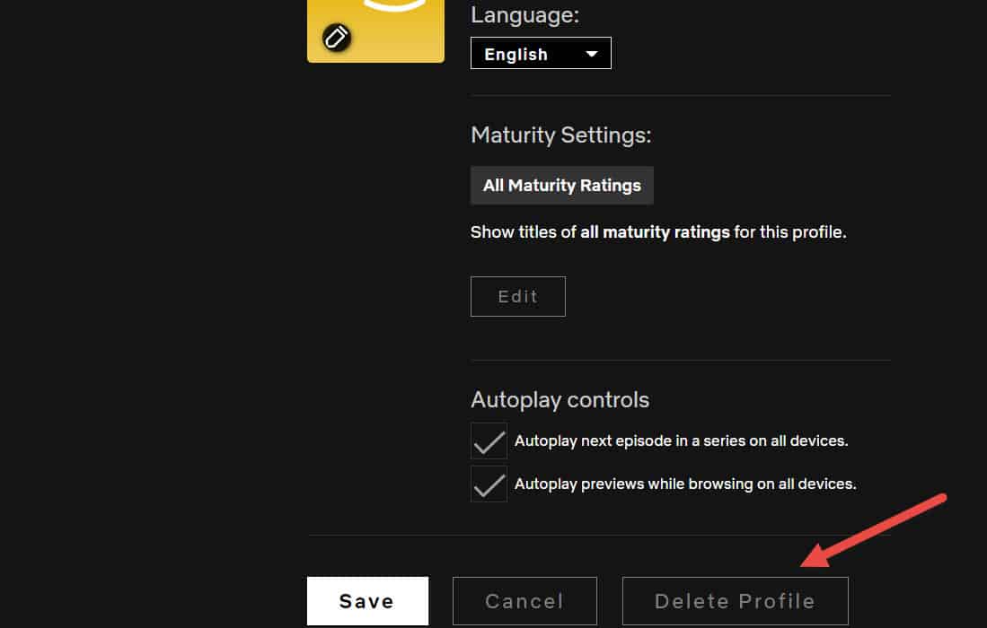 How to Delete Profile on Netflix