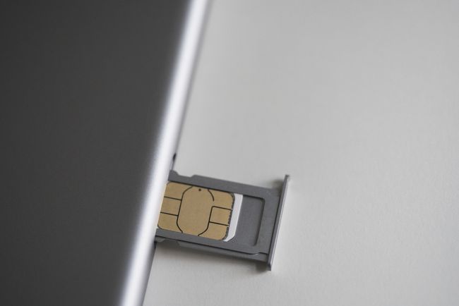 SIM card in a device