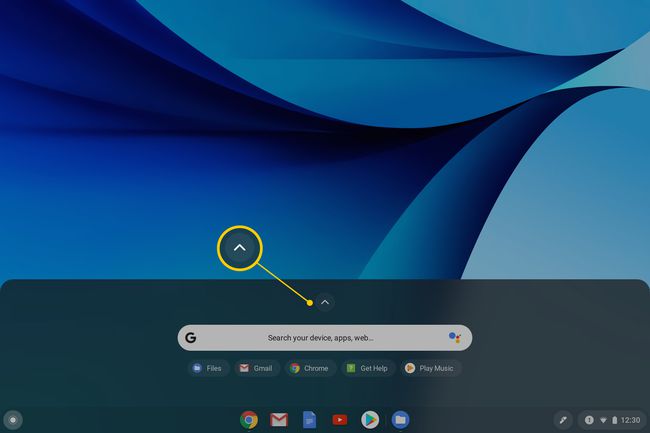 The Launcher on Chromebook.