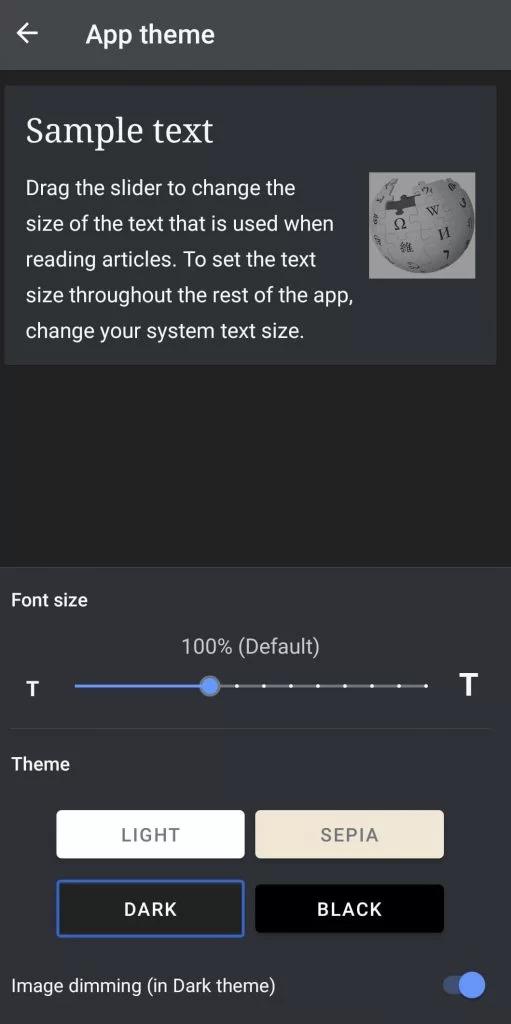 Comment activer le mode sombre de Wikipédia sur mobile/PC