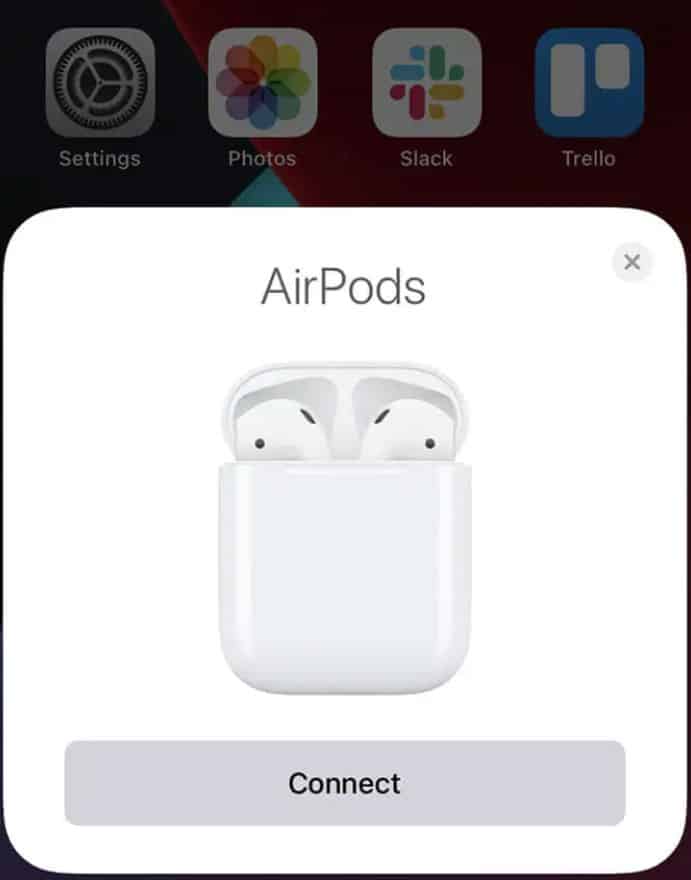 Reconnect AirPods