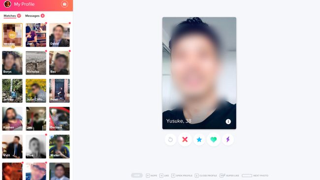 Tinder website.