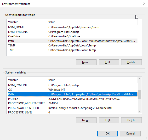 Windows-System Variables