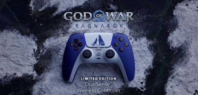 The limited edition God of War: Ragnarok PS5 DualSense controller