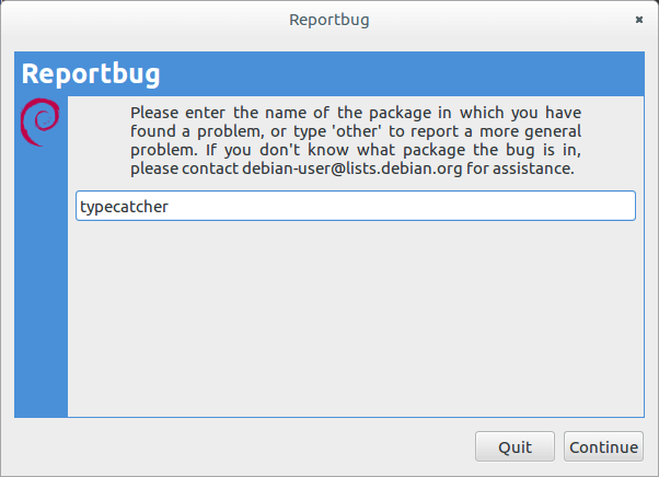 reportbug