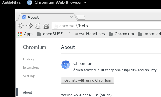 Install Chromium Browser On OpenSUSE