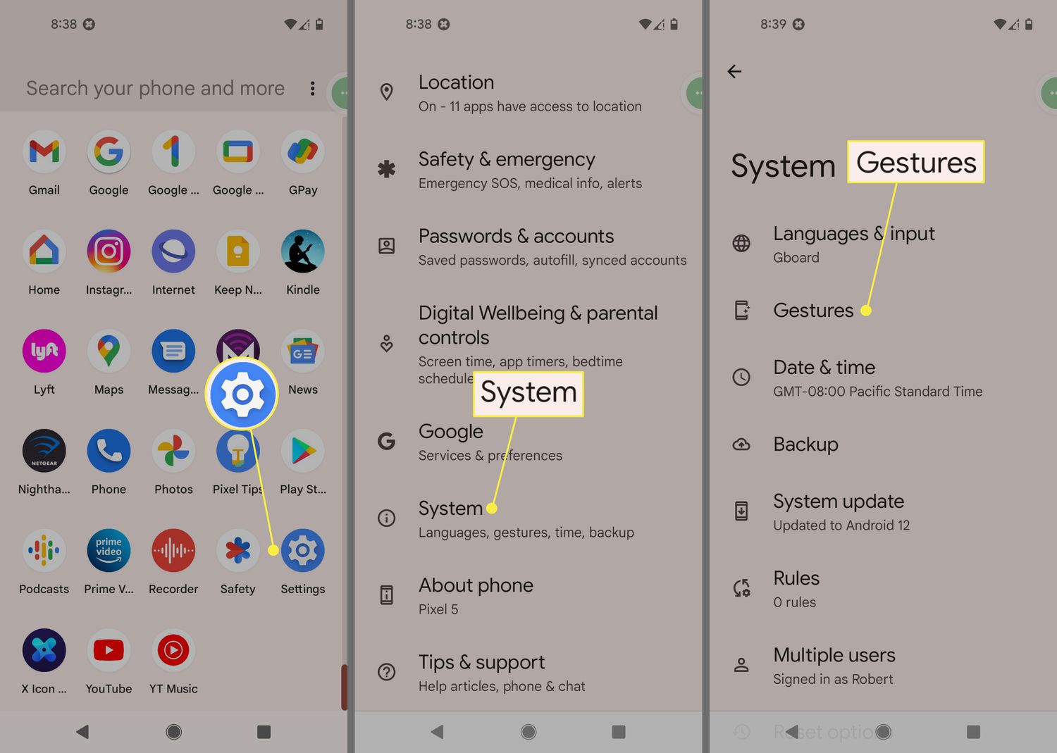 Comment Configurer Le Geste Du Double Tapotement D'Android 12