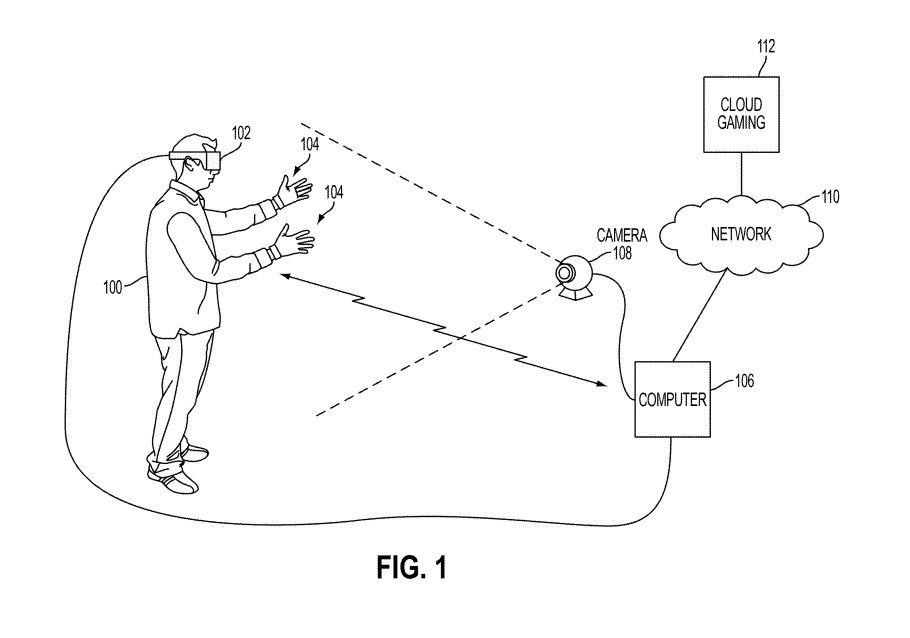 A Sony U.S. patent drawing showing cloud gameplay