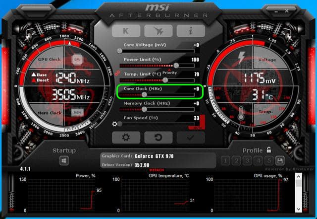 adjusting-clock-on-MSI-after-burner