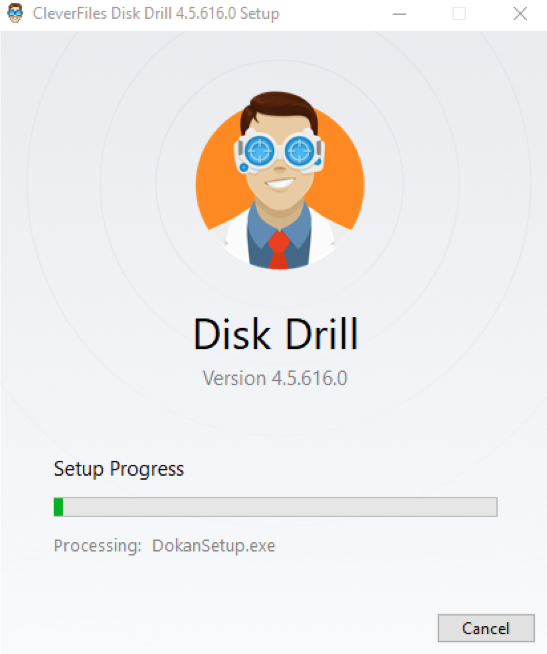 disk drill setup