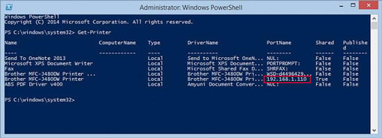 get-printer-powershell