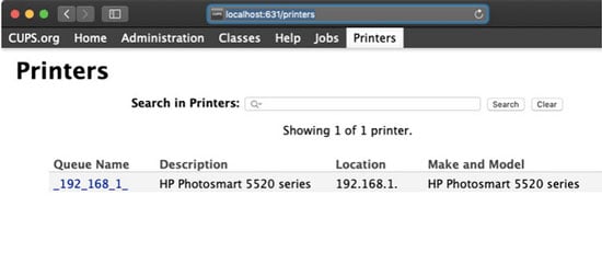 printer-cups-interface