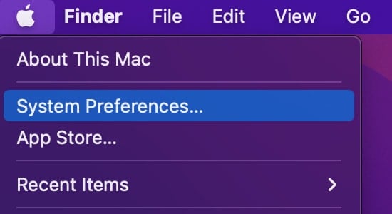 system preferences