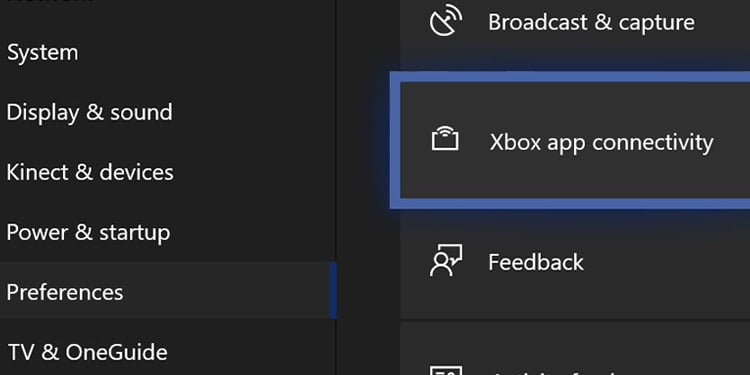 xbox app connectivity