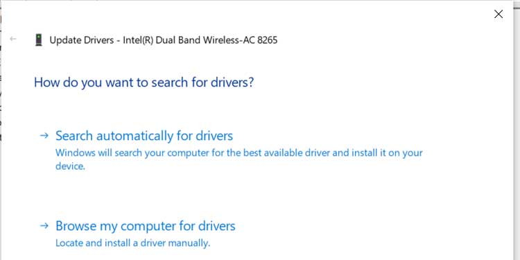 Search Automatically for Drivers