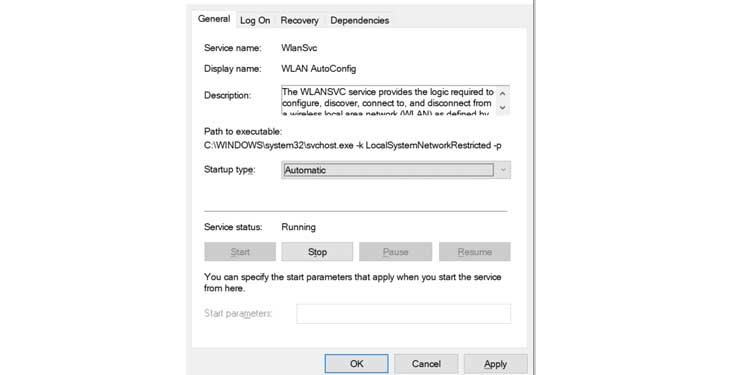 WLAN Autoconfig General Settings