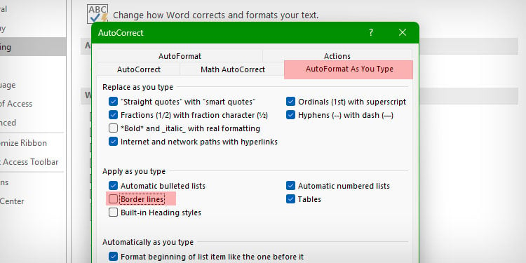 AUTOFORMAT-AS-YOU-TYPE