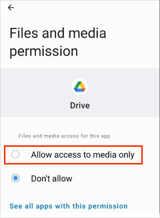 Allow-Files-and-Media-permission-for-Google-Drive-android