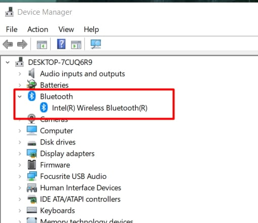 Bluetooth device manager