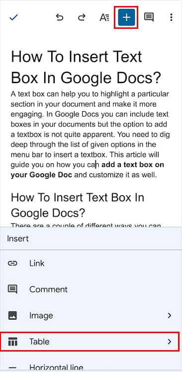 Google-Docs-Mobile-Textbox-Plus-Icon-and-Insert-table