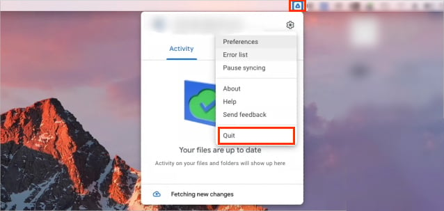 Quit-Google-Drive-Mac