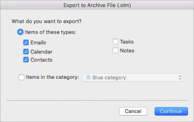 Select-Outlook-items-to-export