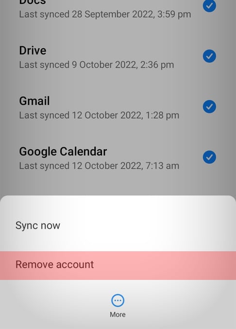 remove-account-in-android