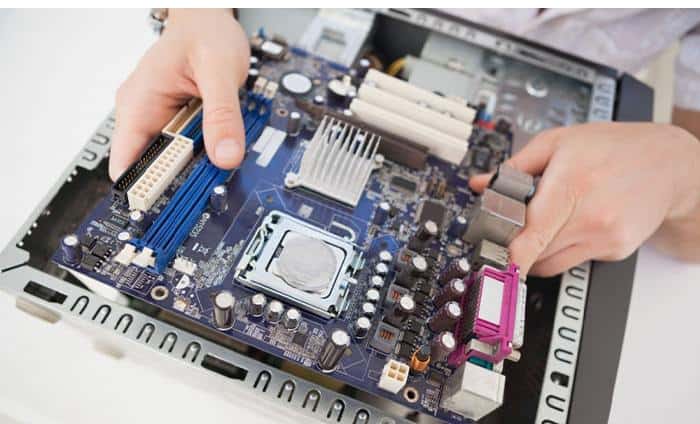 removing motherboard of pc