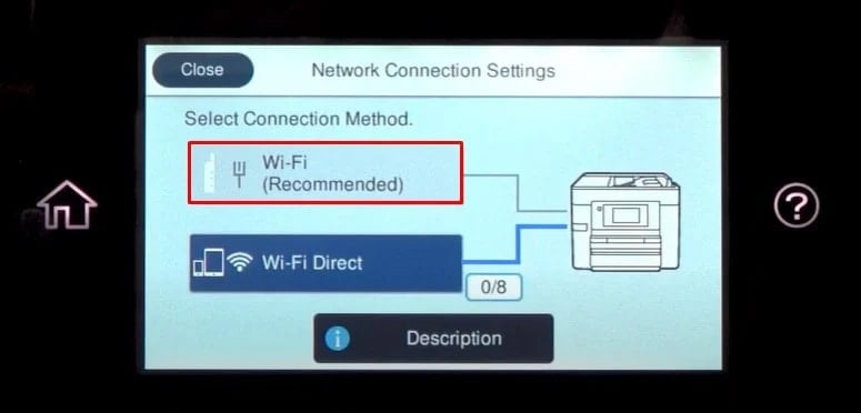 select-wifi-recommended-in-epson-printer