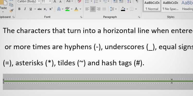 selecting-horizontal-line