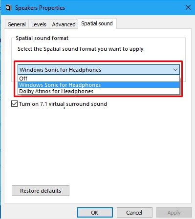 spatial sound