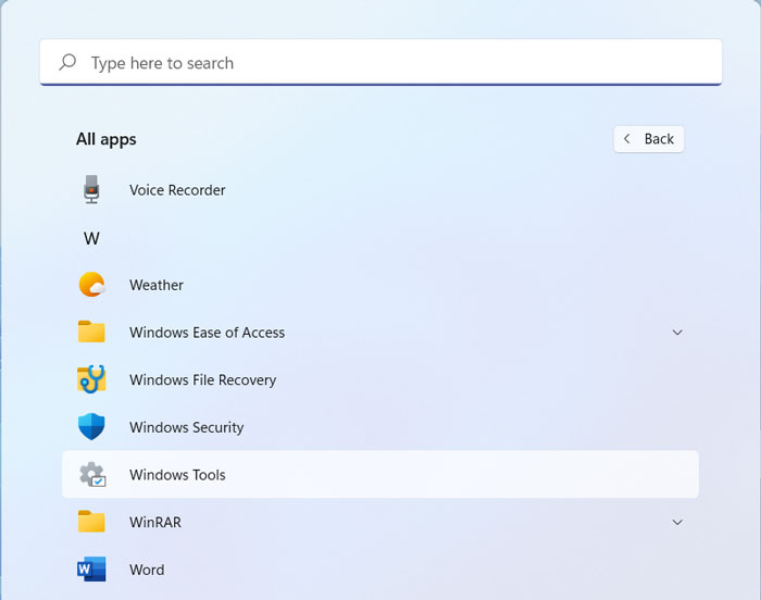 start-menu-windows-tools
