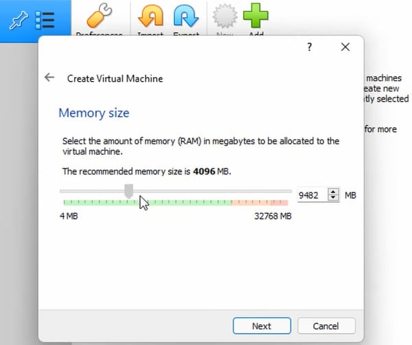 virtualbox-memory-allocation