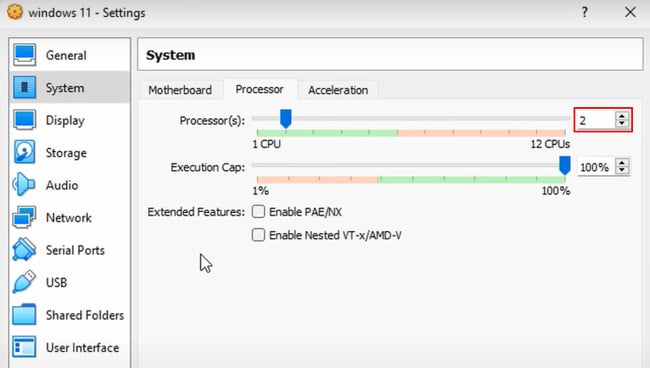 virtualbox-processor-allocation